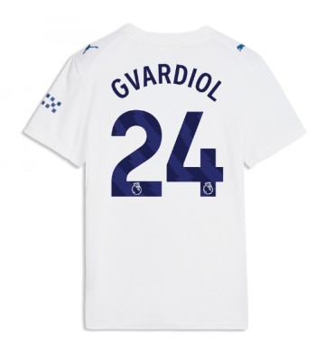 Manchester City Josko Gvardiol #24 Replika Tredje Tröja Damer 2026-27 Kortärmad